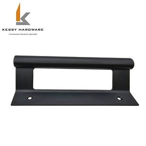[Hot Item] Pull Push Rectangle Handle Aluminium Casement Doors Lever Matt Black Sliding Door Handle