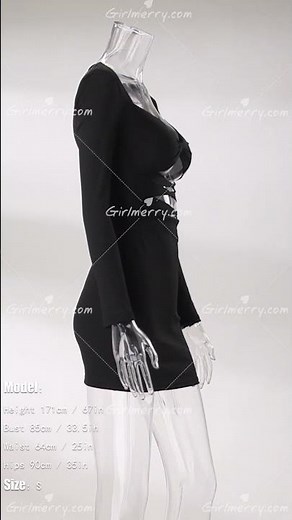 Girlmerry XS-L slight stretch kink hollow shirring bodycon sexy mini dress Wholesale AA011161