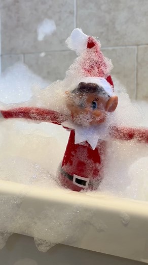 Elves had a Bubble Bath 😳 #ElvesBehavinBadly #PranksMas | Coxy.official