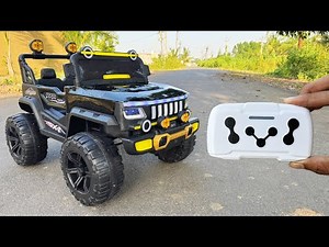 4*4 OFF-Road Jeep RZR Unboxing,Assembly And Testing -Jmv toys| 4WD RC Ride on Car | Jmv Toys 🔥🔥