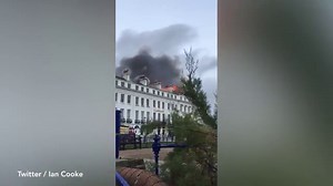 Eastbourne fire: Public watches in horror as blaze breaks out