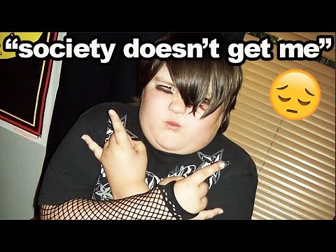 the cringiest Emo kid to ever exist...