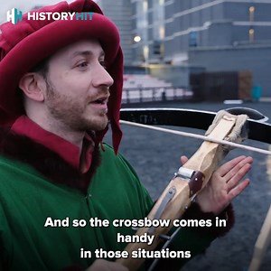 “And the reason you want to do that is because if you don’t take your thumb off it’s going to take the skin off if somebody shoots it.” Watch the full video 👉https://access.historyhit.com/videos/medieval-pleasures-sport From love to war, in our final episode Eleanor Janega explores the medieval pleasure of sport! | History Hit