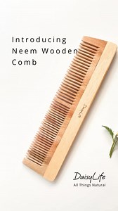Introducing our Neem Wood Comb, a timeless essential for your hair care routine. Crafted from premium neem wood, it’s minimally processed to maintain authenticity. Glide through your locks effortlessly, experiencing healthier, stronger hair without worrying about breakage. Elevate your hair care with tradition and simplicity. Try our Neem Wood Comb today.✨ #daisylife #daisylifestyle #nature #natureishome #sustainableliving (Eco-friendly, green living, organic, earthy, handmade, rustic, eco-consc