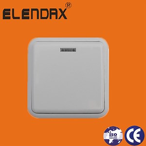 [Hot Item] Wall Switch 1 Gang with Indicator S7000 Series 10A White Elendax
