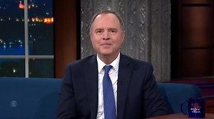 Adam Schiff tells President Trump to "Piss off" on Stephen Colbert's show last night. Adam looks scared sh*tless | Earth Clean