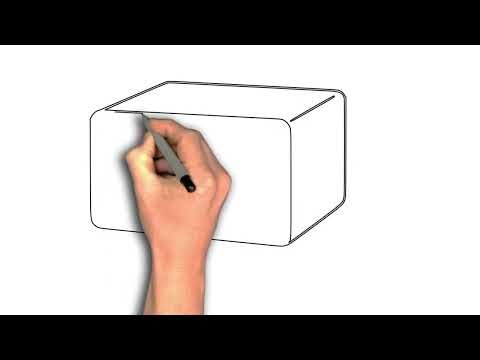How to draw Microwave Oven “Heat Lines: Single-Stroke Microwave Oven”