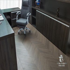 [Hot Item] Grey Color Oak Wood Flooring, Chevron Flooring, Fishbone Floor