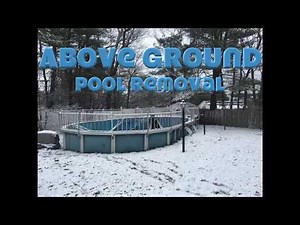 Above Ground Pool Removal