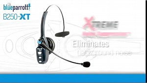 BlueParrott 204123 B250-XT 85 Percent Noise Canceling Bluetooth Headset,Black