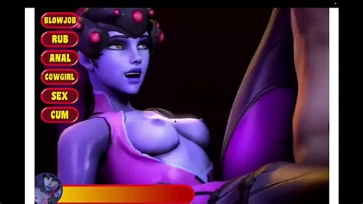 Widowmaker Overwatch gioco parodia porno