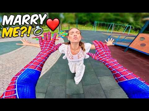 This obsessed girl wants to marry Spider-Man.
