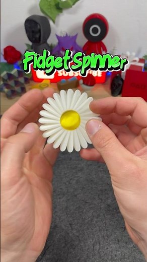 3D Printed Spring Flower Fidget Spinner