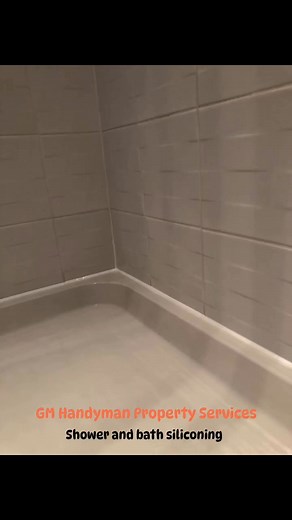 Another shower refresh with antibacterial/anti mould silicone in crisp sharp lines for that professional finish. #gmhandymanpropertyservices #silicone #mastic #staffordshire #shropshire #cheshire | GM Handyman Property Services