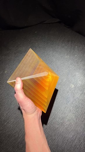 The difference between polished and unpolished glass #art #glassart #glassartist #jbarts #fineart #opticalart #handmade #satisfying #fyp #explorepage | JBArts