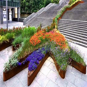 [Hot Item] Corten Steel Garden Edging/Flower&Grass Border Decor Lawn Edges Metal