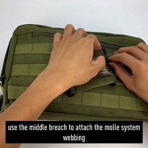 Molle Patch Panel with Laser Cutting Loop, Molle Patch Display Holder for Backpack ，Mini Patch Board include American Flag Patch (Green)