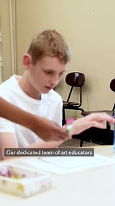 Our dedicated team of #Art educators are passionate about bringing art to life for students with #VisualImpairments. Check out how we make art #Accessible for our students, and visit Perkins.org/ArtForAll to help support our work 💙🎨 #ArtForAll #AccessibleArt #AccessibleEducation | Perkins School for the Blind