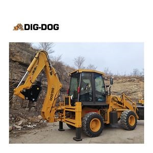 [Hot Item] Hot Sale Tractor with Backhoe and Front End Loader Wheel Back Hoe Loader Excavator Backhoe Excavator Loader