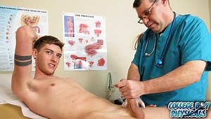 Ryan Gets His B-Ball Exam @ ManSurfer