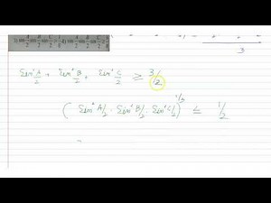 In a triangle ABC `sin (A/2) sin (B/2) sin (C/2) lt= 1/8`