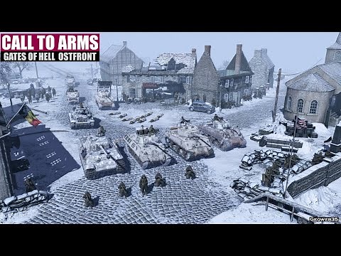 Call to Arms Gates of Hell Ostfront: Liberation - USA Campaign "Christmas Trouble" WW2 Strategy Game