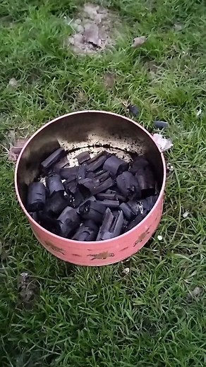 Survival hack: firestarter from charcoal #experiment #camping #survival #campfire #outdoors #diy | Milan Goes Wild