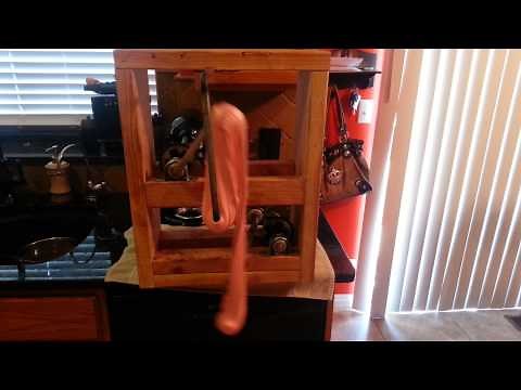 Homemade taffy puller machine