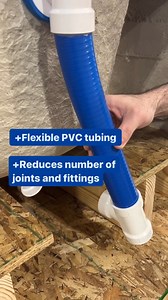 25 reactions · 4 comments | Floor joists in the way or have and misaligned drains? No problem. With flexible PVC tubing, True Blue FLEX makes it easy to overcome jobsite obstructions. | Oatey | Facebook