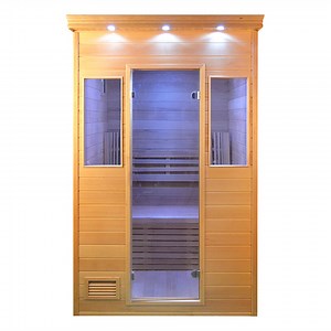 [Hot Item] 2 Person Traditional Finnish Small Luxury Sauna Indoor Steam Wood Burning High Tech Health Sauna