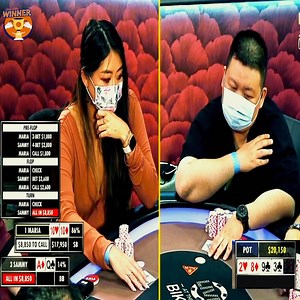 MARIA HO Battles Sammy The Bull and the Boys! | Poker Club