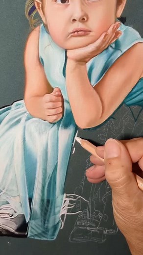 Details..."Isabel" Pastel Portrait on Pastelmat Paper #art #artist #arte #asmr #paintingasmr #pastel #dibujo #copic #draw #anime #fanart #fountainpennetwork #fpgeeks #instaart #artwork #realism #hiperrealism #illustration #oilpainting #collection #delft #schetch #pastelportraits #blue #color #coloredpencil #children #women #painting #drawing | Elisabetta De Maria Artist