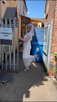 Crossdressing Bride! #weddingdress #wedding #trans