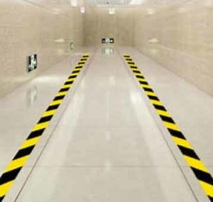 [Hot Item] Heavy Duty Black Yellow Color Diagonal Stripes Anti Slip Floor Marking Tape