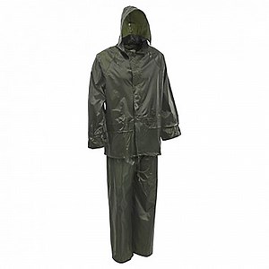 [Hot Item] Adults Working Clothes PVC Rainwear Raincoat with Pants Rain Suit