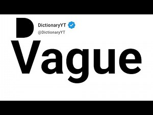 Vague Synonyms | Thesaurus | Similar Words