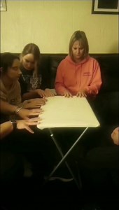 TABLE TIPPING WITH OLD LANDLORD HAROLD AT Ring O Bells...