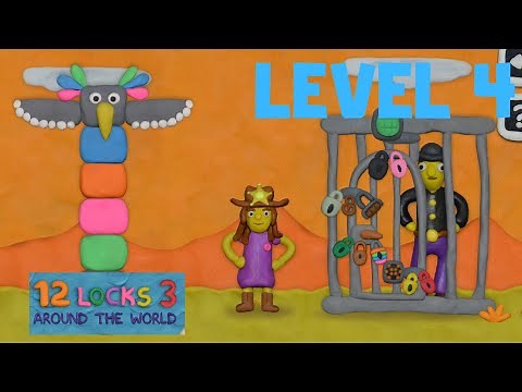 12 LOCKS 3: AROUND THE WORLD LEVEL 4 (OPENING THE CAGE)