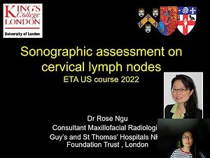 Sonographic assessment of cervical lymph nodes - ETA Ultrasound Course