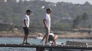 Tobey Maguire, 49, canoodles with 24-year-old model in Sardinia