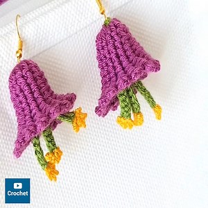 4.3K views · 153 reactions | Crochet Flower Earring Ideas | Crochet Tube | Facebook
