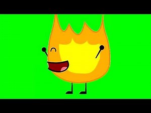 BFDI: firey-I love rewards (green screen)