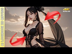 [4K/UHD] Illusion Ai Lookbook - see-through dress | Slip Fashion | sleeve (2) (Horizontal)