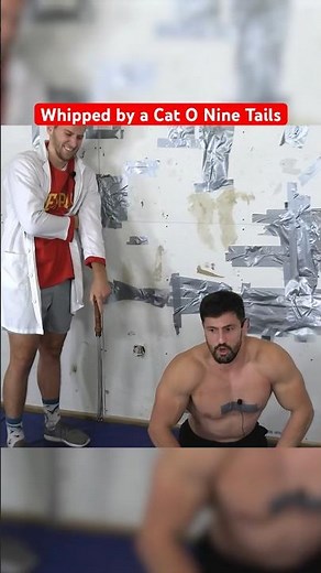 Whipped by a LETHAL Cat O' Nine Tails | Wait for it… #funny #experiment #science