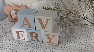 Wooden Name Blocks, Personalized Baby Blocks, Alphabet Baby Custom Letters Wooden Toy, Nursery Décor, Baby Photo Prop, New Baby Shower Gift - Etsy Canada
