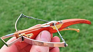 1.8K views · 80 reactions | Homemade mini medieval crossbow | Make Slingshot | Facebook
