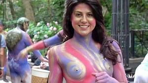 Vogue (STRIKE THE POSE) Body Painting Day (NYC) "2016" - YTboob