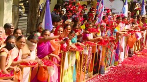 కాకినాడ సీఎం కాన్వాయ్ విజువల్స్ | Andhra Pradesh CM