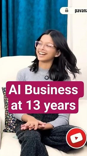 13 Year Girl runs AI Agency what is your degree? #shorts #trending