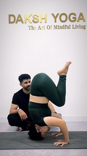 Headstand with Block Support — Step by Step by Master Kaptan | YOGA UNIVERSE